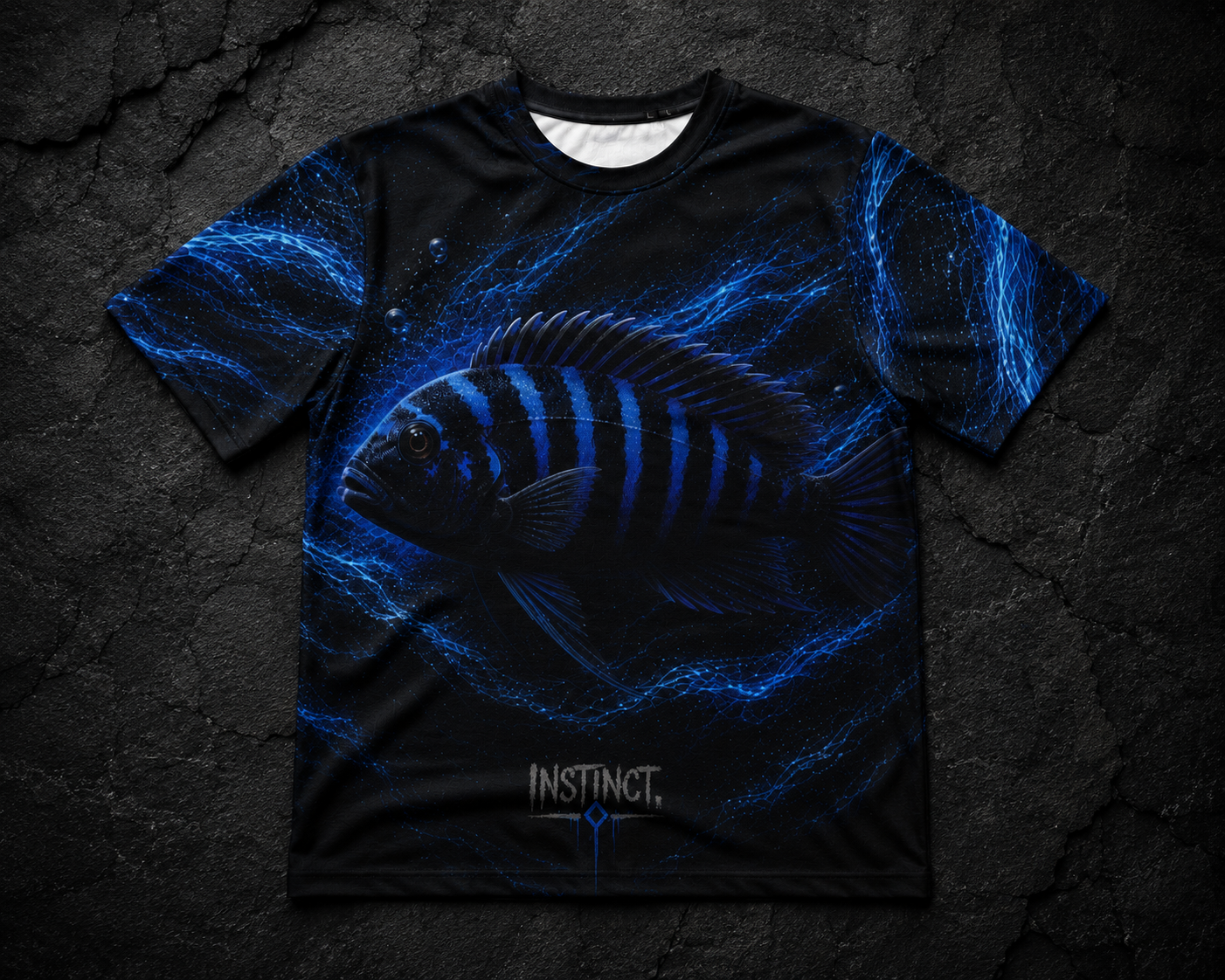 INSTINCT. Rift AOP — Blue Dolphin ‘Manda’ Edition