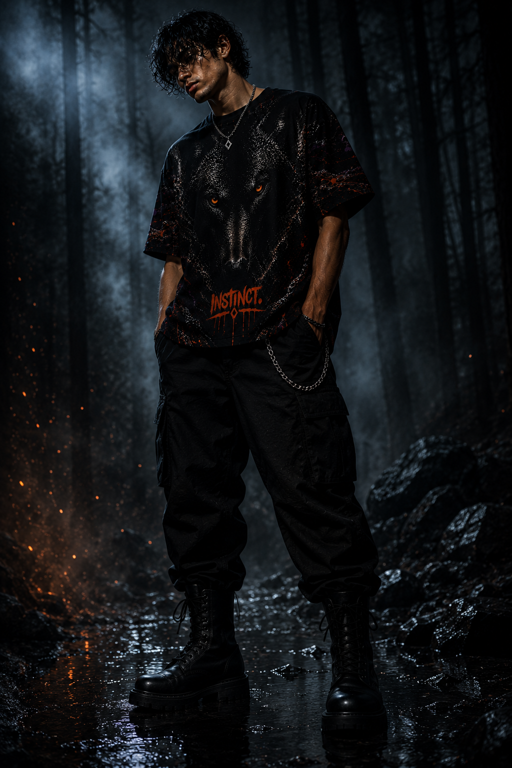 INSTINCT. Rift AOP — Wolf Edition