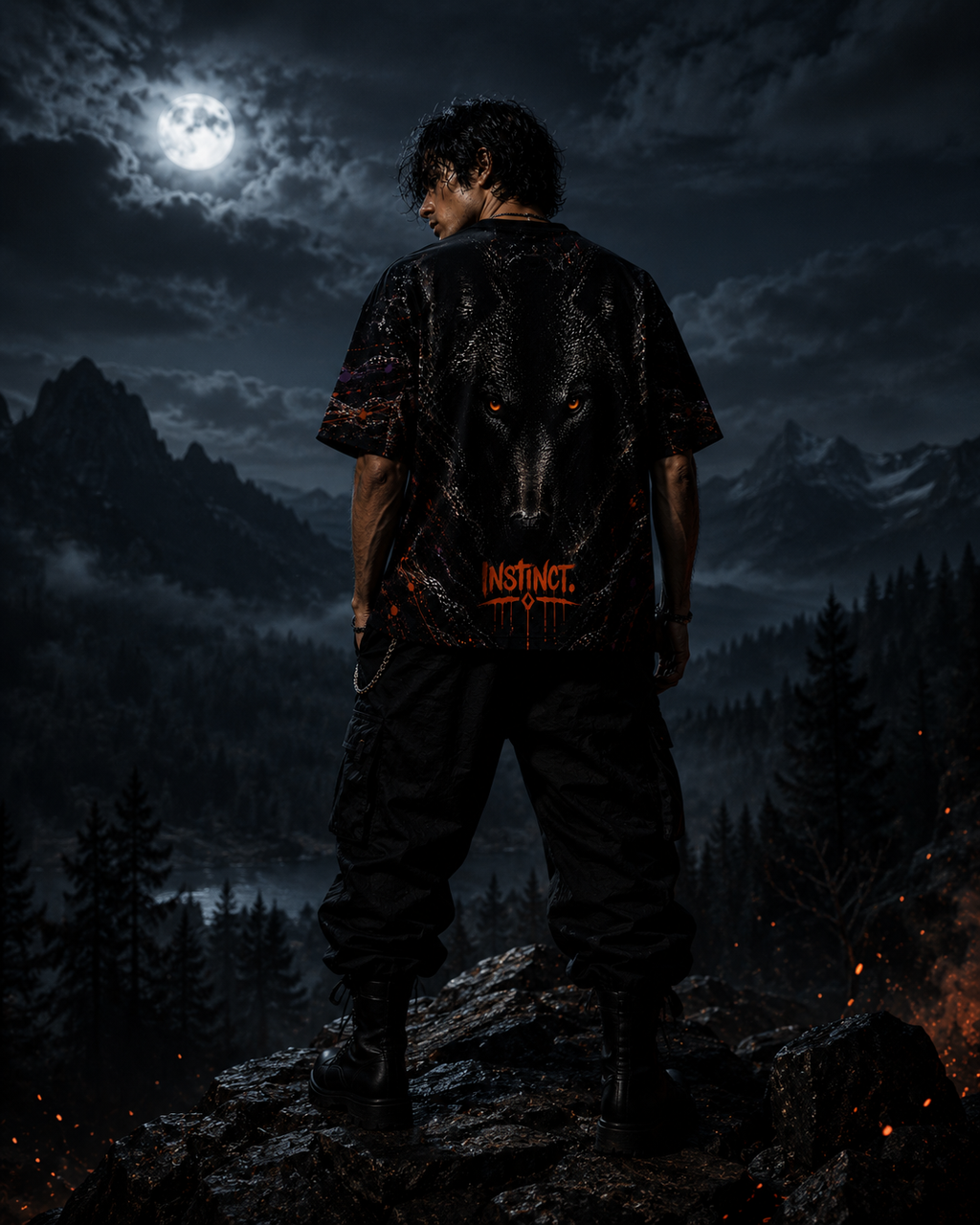 INSTINCT. Rift AOP — Wolf Edition