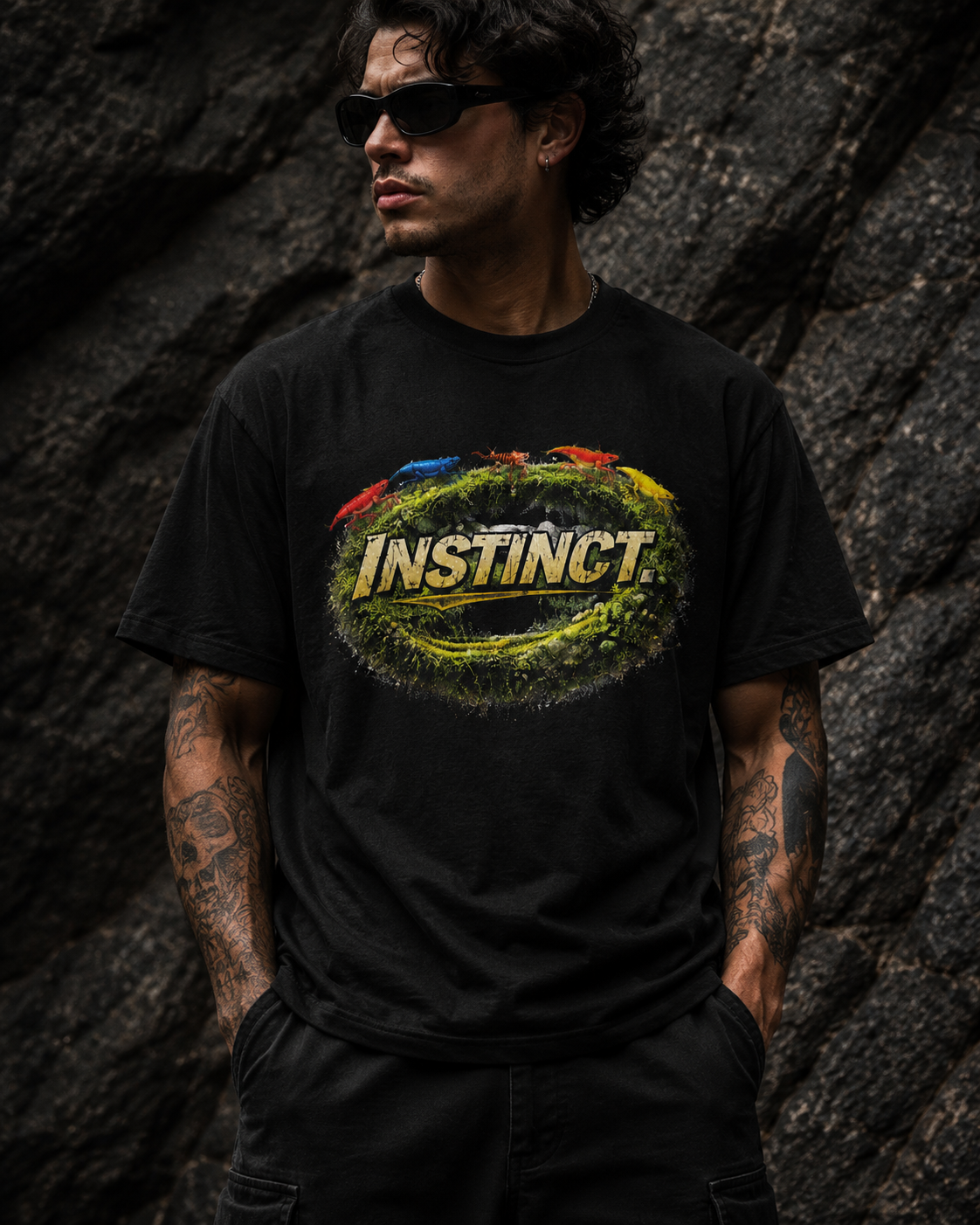 Instinct. — Moss Emblem Instinct Tee